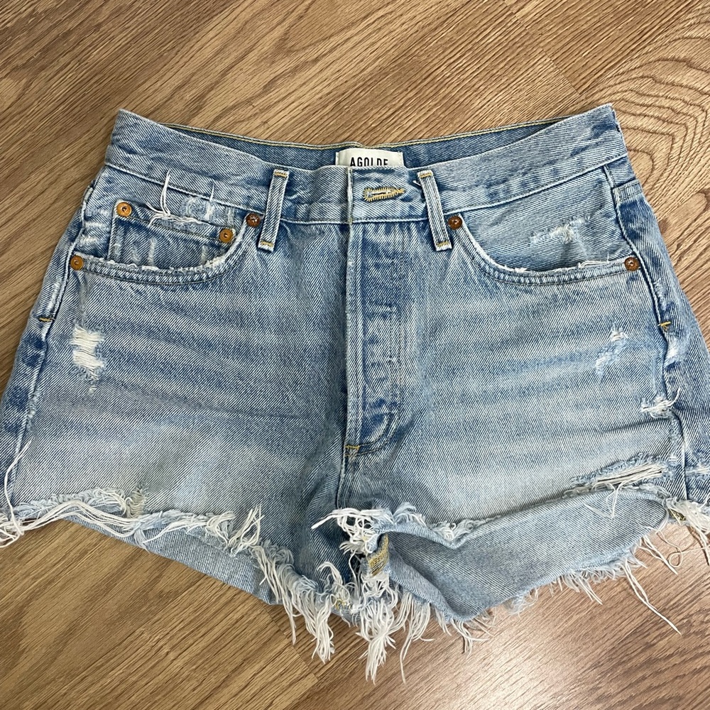 Agolde denim shorts size 26